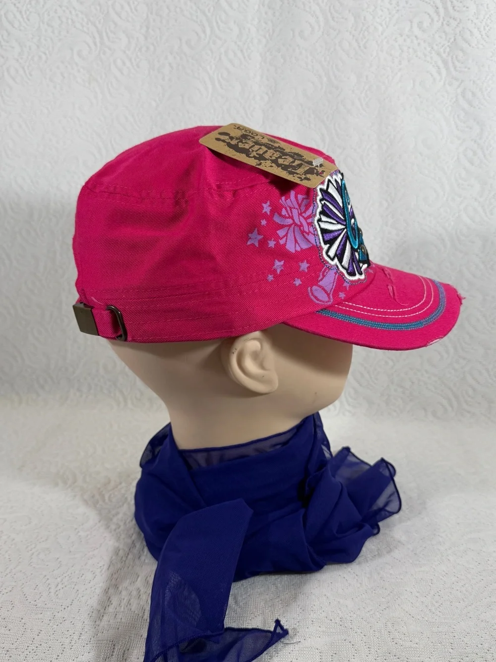 New With Tag Cheer Mom Pink women Cap with Embroidered Applique